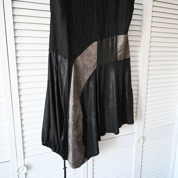 Jean-Marc-Philippe Size 2 Zipper Front Mixed Media Dress | Size 2 / Medium - Picture 8 of 11